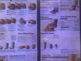 McDonald's menu