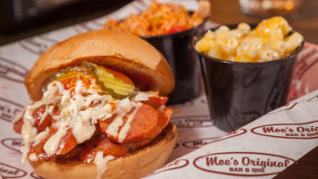 Moe's Original Bbq food