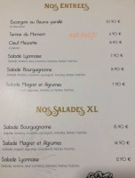 Le 1901 menu