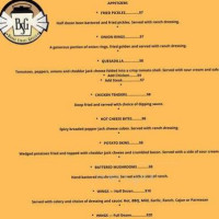 The Broad Street Grill menu