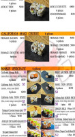 Ma Sushi menu