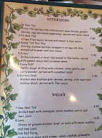 Thai Thai menu