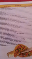 Potrillos Mexican menu