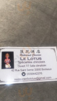 Le LOTUS menu