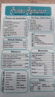 Princess menu