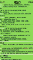 La Fringale menu