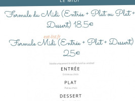 La Pause Iodee menu