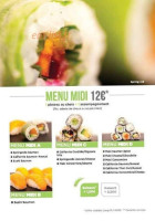 Le Sushi Volant menu