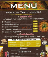 D'ar Jedi (spécialité Zeviti) menu