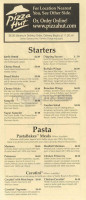 Rapid Fired Pizza menu