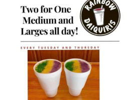 Rainbow Daiquiris food