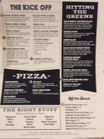 Legends Sports menu