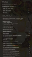 Bistro Saint Dominique menu