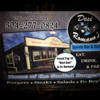 Desi Romano's Sports Grill food