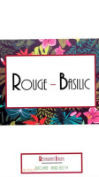 Rouge Basilic menu