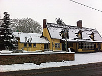 The Shepherd And Dog outside