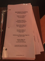 Paddock Grille menu