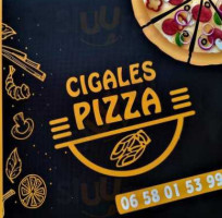 Cigales Pizza food