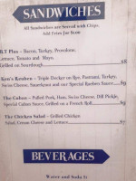 Beachwood Eatery menu