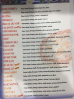 Family Pizza menu