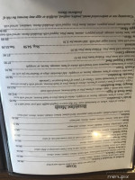 Earlystown Diner menu