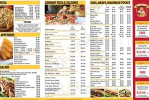 Timo's Pizza menu