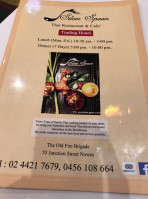 Silver Spoon Thai menu