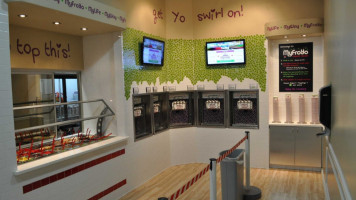 Myfroyo Frozen Yogurt inside