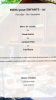 Le Galeta menu