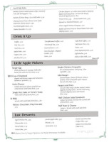 Apple Walnut menu