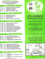 Little Bamboo Chinese menu