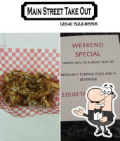 Main Street Take Out menu