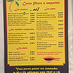 Le Petit Saigon menu