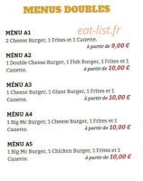 Le Campus menu