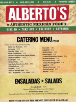 Alberto's Deli menu