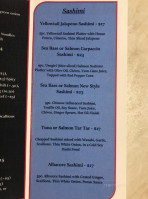 The Spoon menu