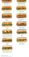 Subway menu