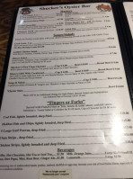 Shucker's Oyster menu