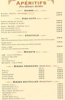 Le Khedive menu