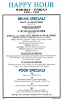 Coastal Grille menu