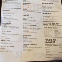 Atchafalaya Seafood Company menu