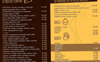 Piadineria Bepiciccio menu