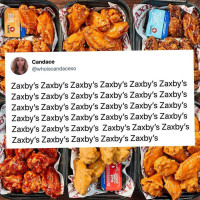 Zaxby's Chicken Fingers Buffalo Wings food