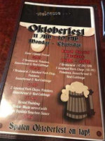 The Side Door Saloon menu