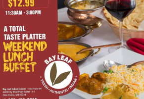 Bay Leaf Indian Cuisine food