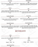 Twisted Fork Restaurant Bar menu