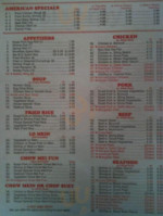 King Wok menu