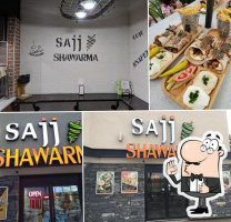 Sajj Shawarma food