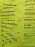 Borderline Cafe menu