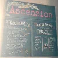 Ascension Coffee Crescent Court menu